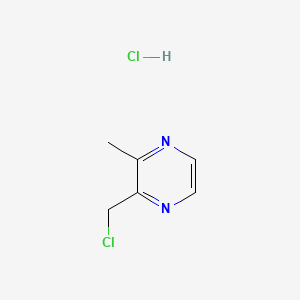 2-(chloromethyl)-3-methylpyrazine;hydrochloride CAS 1609400-79-4