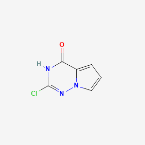 2-chloro-3H-pyrrolo[2,1-f][1,2,4]triazin-4-one CAS 1613751-69-1