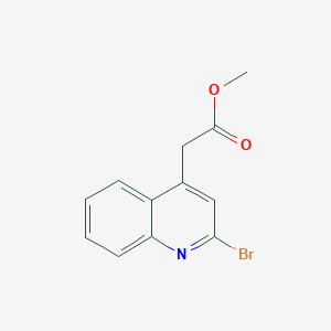 methyl 2-(2-bromoquinolin-4-yl)acetate CAS 1620955-59-0
