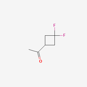 1-(3,3-difluorocyclobutyl)ethanone CAS 1621223-57-1