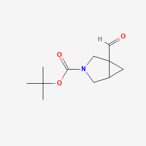 tert-butyl 1-formyl-3-azabicyclo[3.1.0]hexane-3-carboxylate CAS 1622903-52-9