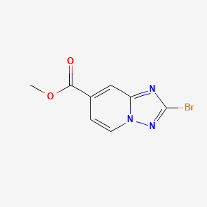 methyl 2-bromo-[1,2,4]triazolo[1,5-a]pyridine-7-carboxylate CAS 1622993-11-6