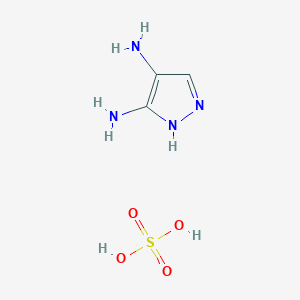 1H-pyrazole-4,5-diamine;sulfuric acid CAS 16258-80-3