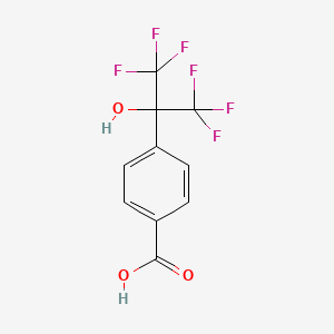 4-(1,1,1,3,3,3-hexafluoro-2-hydroxypropan-2-yl)benzoic acid CAS 16261-80-6