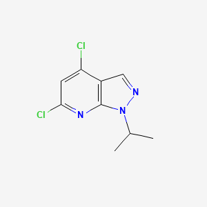 4,6-dichloro-1-propan-2-ylpyrazolo[5,4-b]pyridine CAS 1628459-82-4