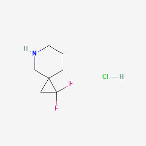 2,2-difluoro-5-azaspiro[2.5]octane;hydrochloride CAS 1630906-35-2