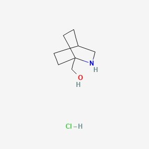2-azabicyclo[2.2.2]octan-1-ylmethanol;hydrochloride CAS 1630906-36-3