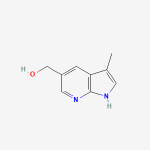 (3-methyl-1H-pyrrolo[2,3-b]pyridin-5-yl)methanol CAS 1630906-52-3