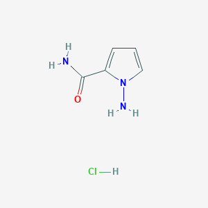 1-aminopyrrole-2-carboxamide;hydrochloride CAS 1630906-75-0