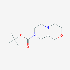tert-butyl 3,4,6,7,9,9a-hexahydro-1H-pyrazino[2,1-c][1,4]oxazine-8-carboxylate CAS 1630906-78-3
