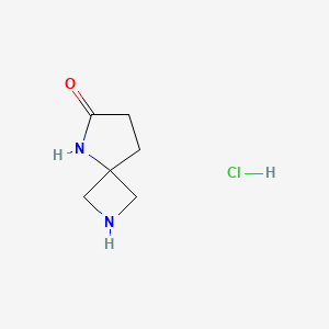 2,5-diazaspiro[3.4]octan-6-one;hydrochloride CAS 1630906-86-3