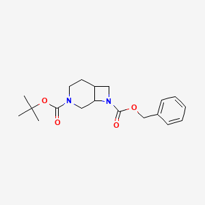 8-O-benzyl 3-O-tert-butyl 3,8-diazabicyclo[4.2.0]octane-3,8-dicarboxylate CAS 1630906-87-4
