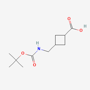 3-[[(2-methylpropan-2-yl)oxycarbonylamino]methyl]cyclobutane-1-carboxylic acid CAS 1630907-04-8