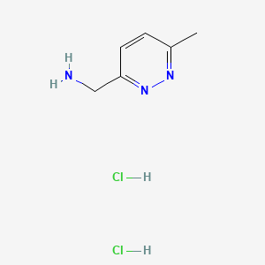 (6-methylpyridazin-3-yl)methanamine;dihydrochloride CAS 1630907-25-3