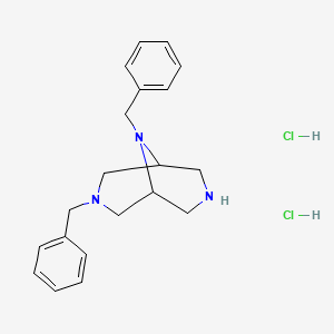 3,9-dibenzyl-3,7,9-triazabicyclo[3.3.1]nonane;dihydrochloride CAS 1630907-28-6