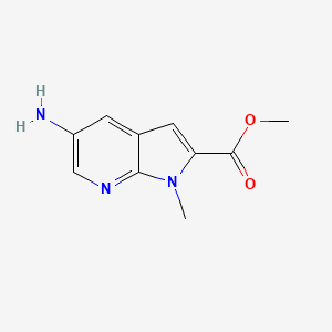 methyl 5-amino-1-methylpyrrolo[2,3-b]pyridine-2-carboxylate CAS 1630907-29-7