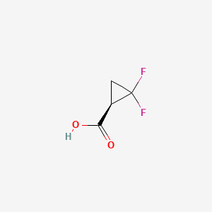 (1R)-2,2-difluorocyclopropane-1-carboxylic acid CAS 1631747-25-5
