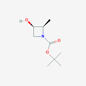 tert-butyl (2R,3R)-3-hydroxy-2-methylazetidine-1-carboxylate CAS 1638744-75-8