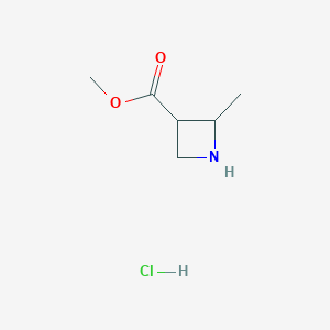 methyl 2-methylazetidine-3-carboxylate;hydrochloride CAS 1638761-38-2