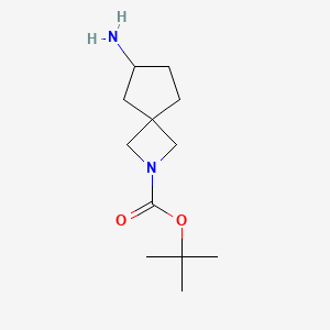 tert-butyl 6-amino-2-azaspiro[3.4]octane-2-carboxylate CAS 1638763-38-8