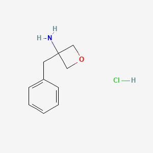 3-benzyloxetan-3-amine;hydrochloride CAS 1638763-54-8