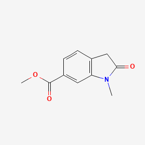 methyl 1-methyl-2-oxo-3H-indole-6-carboxylate CAS 1638764-31-4
