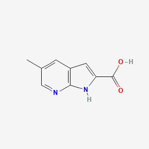 5-methyl-1H-pyrrolo[2,3-b]pyridine-2-carboxylic acid CAS 1638767-97-1
