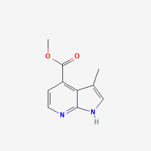 methyl 3-methyl-1H-pyrrolo[2,3-b]pyridine-4-carboxylate CAS 1638771-45-5
