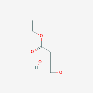 ethyl 2-(3-hydroxyoxetan-3-yl)acetate CAS 1638771-95-5