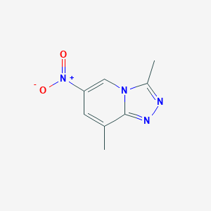 3,8-dimethyl-6-nitro-[1,2,4]triazolo[4,3-a]pyridine CAS 1639115-99-3