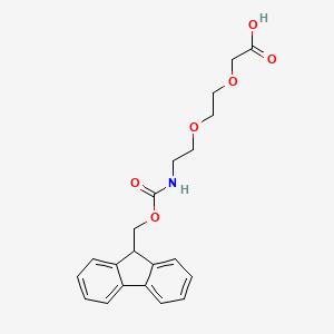 2-[2-[2-(9H-fluoren-9-ylmethoxycarbonylamino)ethoxy]ethoxy]acetic acid CAS 166108-71-0