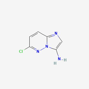 6-chloroimidazo[1,2-b]pyridazin-3-amine CAS 166176-45-0
