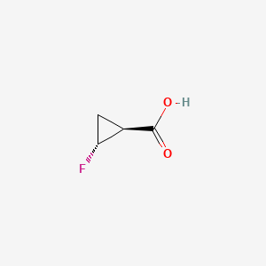 trans-(1S,2R)-2-fluorocyclopropane-1-carboxylic acid CAS 167073-07-6