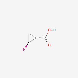 trans-(1R,2S)-2-fluorocyclopropane-1-carboxylic acid CAS 167073-08-7