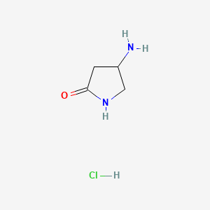 4-aminopyrrolidin-2-one;hydrochloride CAS 167465-93-2