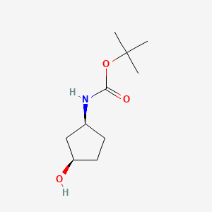 tert-butyl N-[(1S,3R)-3-hydroxycyclopentyl]carbamate CAS 167465-99-8