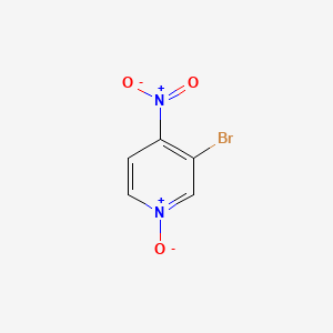 3-bromo-4-nitro-1-oxidopyridin-1-ium CAS 1678-49-5