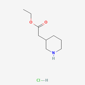 ethyl 2-piperidin-3-ylacetate;hydrochloride CAS 16780-05-5