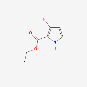 ethyl 3-fluoro-1H-pyrrole-2-carboxylate CAS 168102-05-4
