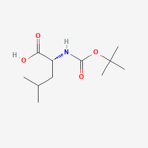 (2R)-4-methyl-2-[(2-methylpropan-2-yl)oxycarbonylamino]pentanoic acid CAS 16937-99-8