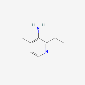 4-methyl-2-propan-2-ylpyridin-3-amine CAS 1698293-93-4