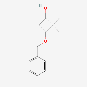 2,2-dimethyl-3-phenylmethoxycyclobutan-1-ol CAS 17139-85-4