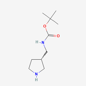 tert-butyl N-[[(3S)-pyrrolidin-3-yl]methyl]carbamate CAS 173340-26-6