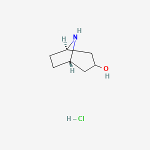 (1S,5R)-8-azabicyclo[3.2.1]octan-3-ol;hydrochloride CAS 17366-48-2