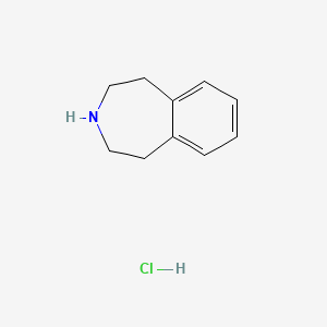 2,3,4,5-tetrahydro-1H-3-benzazepine;hydrochloride CAS 17379-01-0