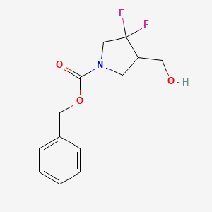 benzyl 3,3-difluoro-4-(hydroxymethyl)pyrrolidine-1-carboxylate CAS 174073-95-1
