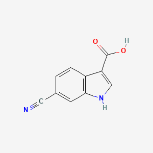 6-cyano-1H-indole-3-carboxylic acid CAS 174500-88-0