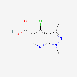 4-chloro-1,3-dimethylpyrazolo[3,4-b]pyridine-5-carboxylic acid CAS 175201-94-2