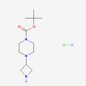 tert-butyl 4-(azetidin-3-yl)piperazine-1-carboxylate;hydrochloride CAS 178312-58-8