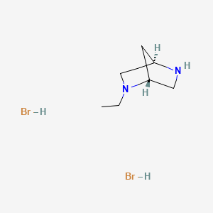 (1R,4R)-2-ethyl-2,5-diazabicyclo[2.2.1]heptane;dihydrobromide CAS 1788036-26-9